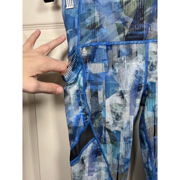 Lululemon On Pace Tight 7/8 Sun Dazed Blue Legging Women's 6 Fitness Travel Gym - Picture 7 of 13